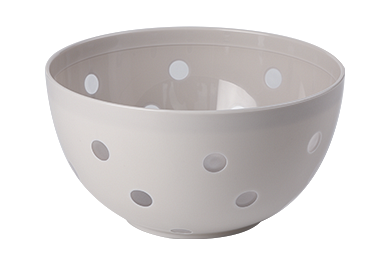 Bicolour salad bowl "Sens" 1,4 L, platinum